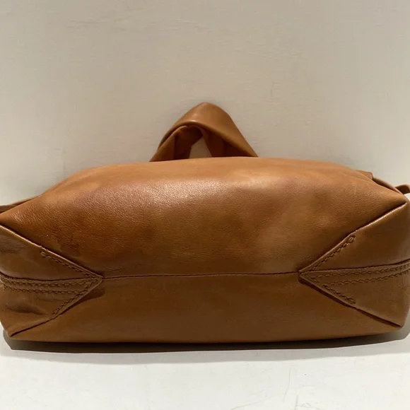 MADEWELL “The Piazza” Soft Tan Leather Tote/ Crossbody Bag - Picture 11 of 16